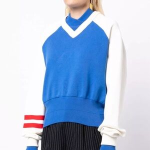 Meryll Rogge Double V-neck Sweatshirt